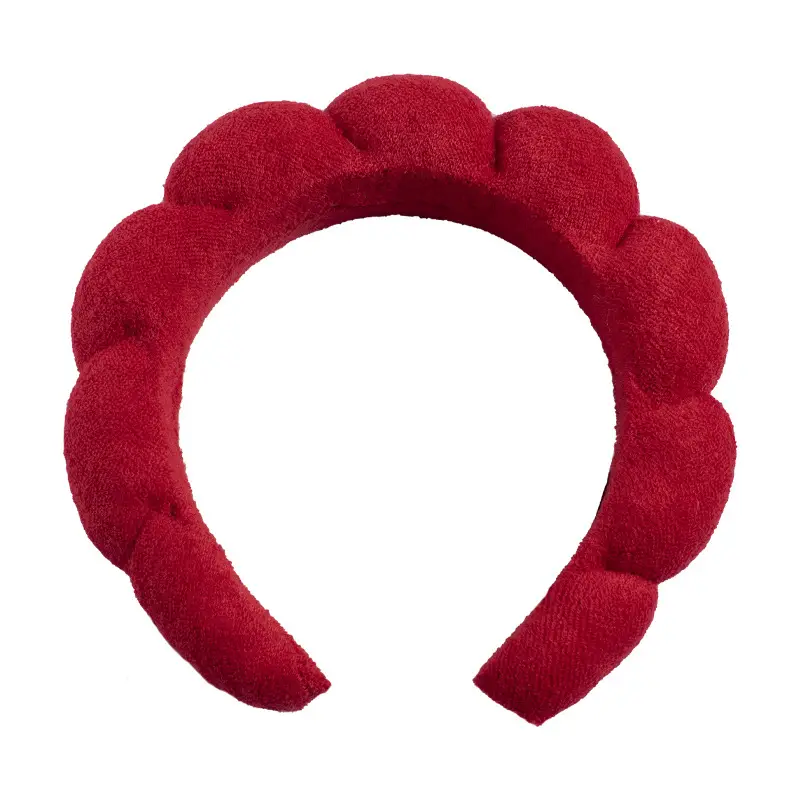 Velvet Twist Hair Band Beige Wash Wrist Headwear - Image 40