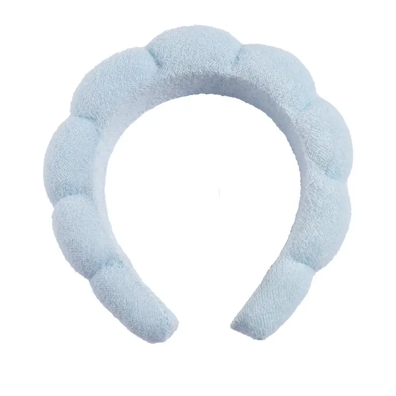 Velvet Twist Hair Band Beige Wash Wrist Headwear - Image 41