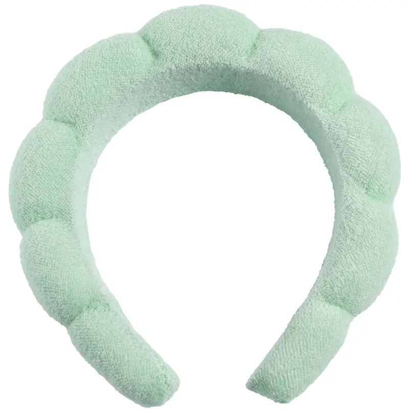 Velvet Twist Hair Band Beige Wash Wrist Headwear - Image 44