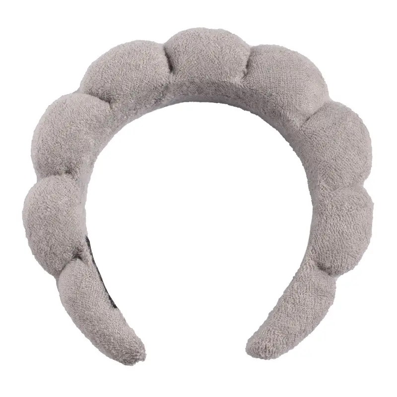 Velvet Twist Hair Band Beige Wash Wrist Headwear - Image 46