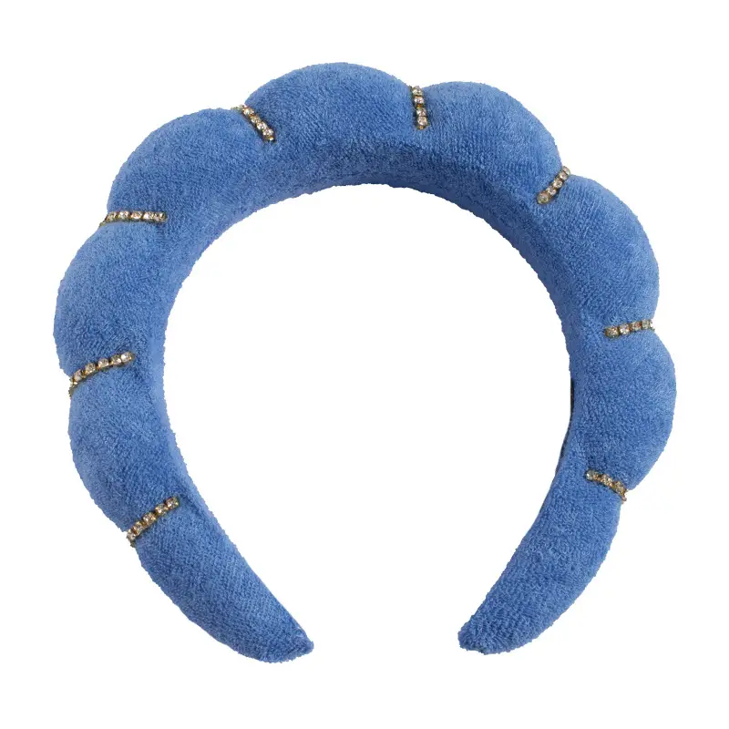 Velvet Twist Hair Band Beige Wash Wrist Headwear - Image 61