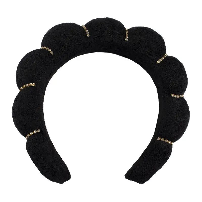 Velvet Twist Hair Band Beige Wash Wrist Headwear - Image 63