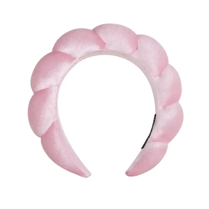 Velvet Twist Hair Band Beige Wash Wrist Headwear - Image 76