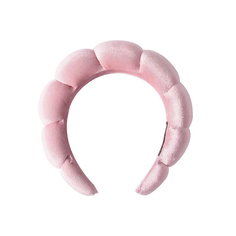 Velvet Twist Hair Band Beige Wash Wrist Headwear - Image 82
