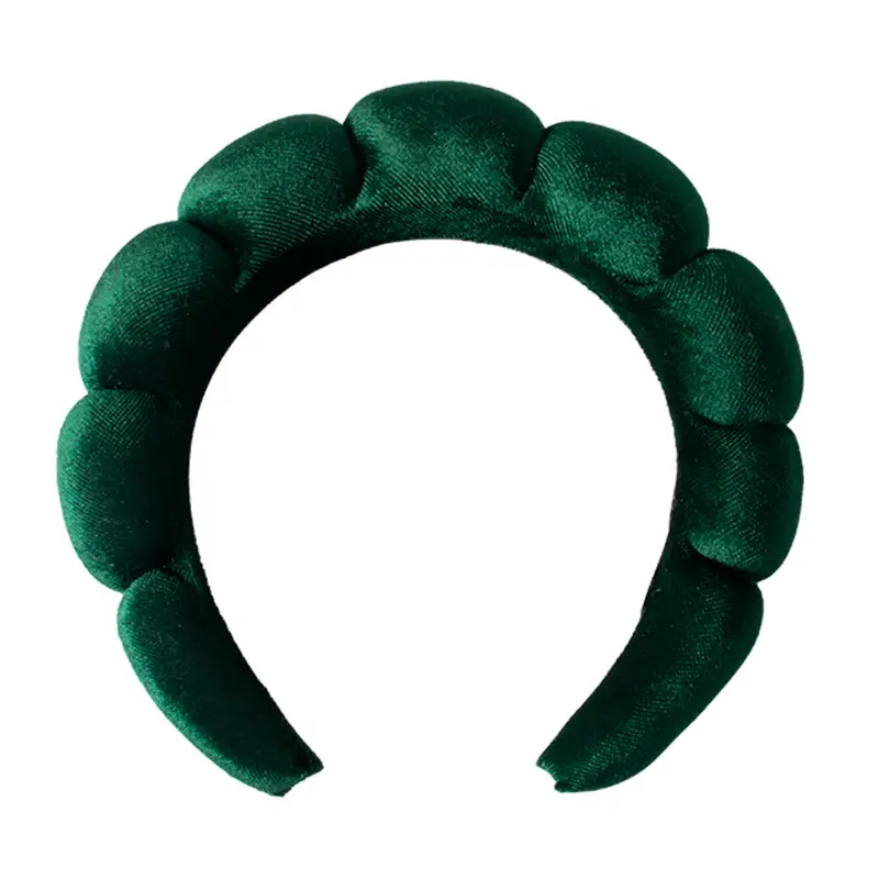 Velvet Twist Hair Band Beige Wash Wrist Headwear - Image 83