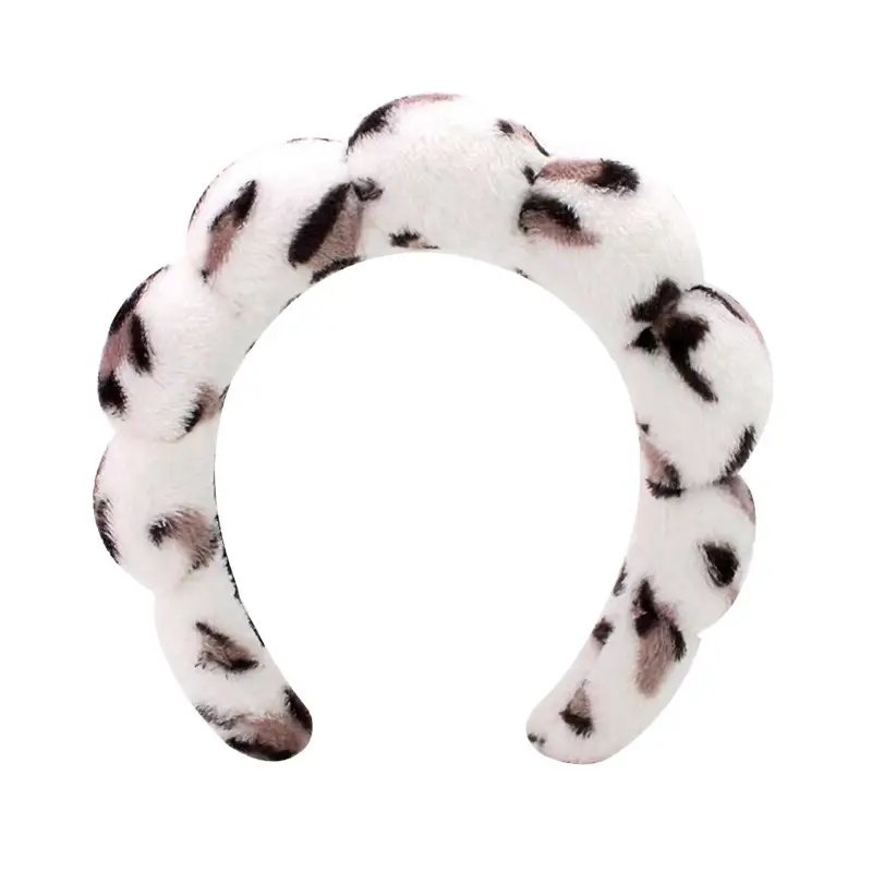 Velvet Twist Hair Band Beige Wash Wrist Headwear - Image 96