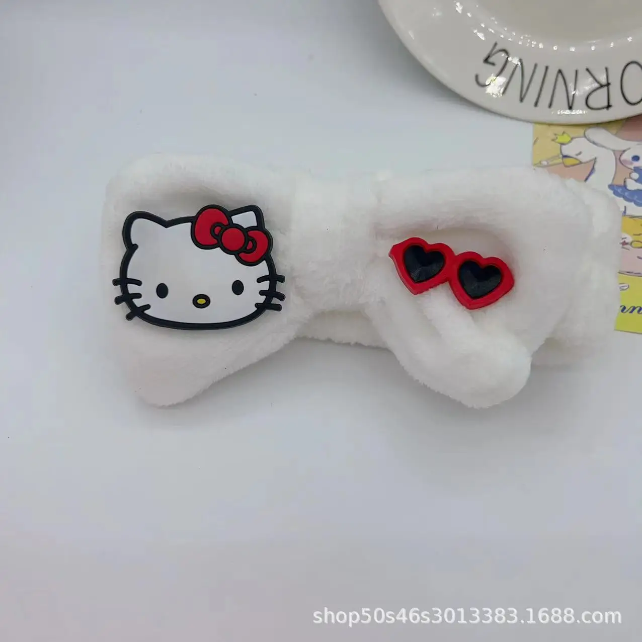 White Bow RUANJIAO KT Cat Hair Band