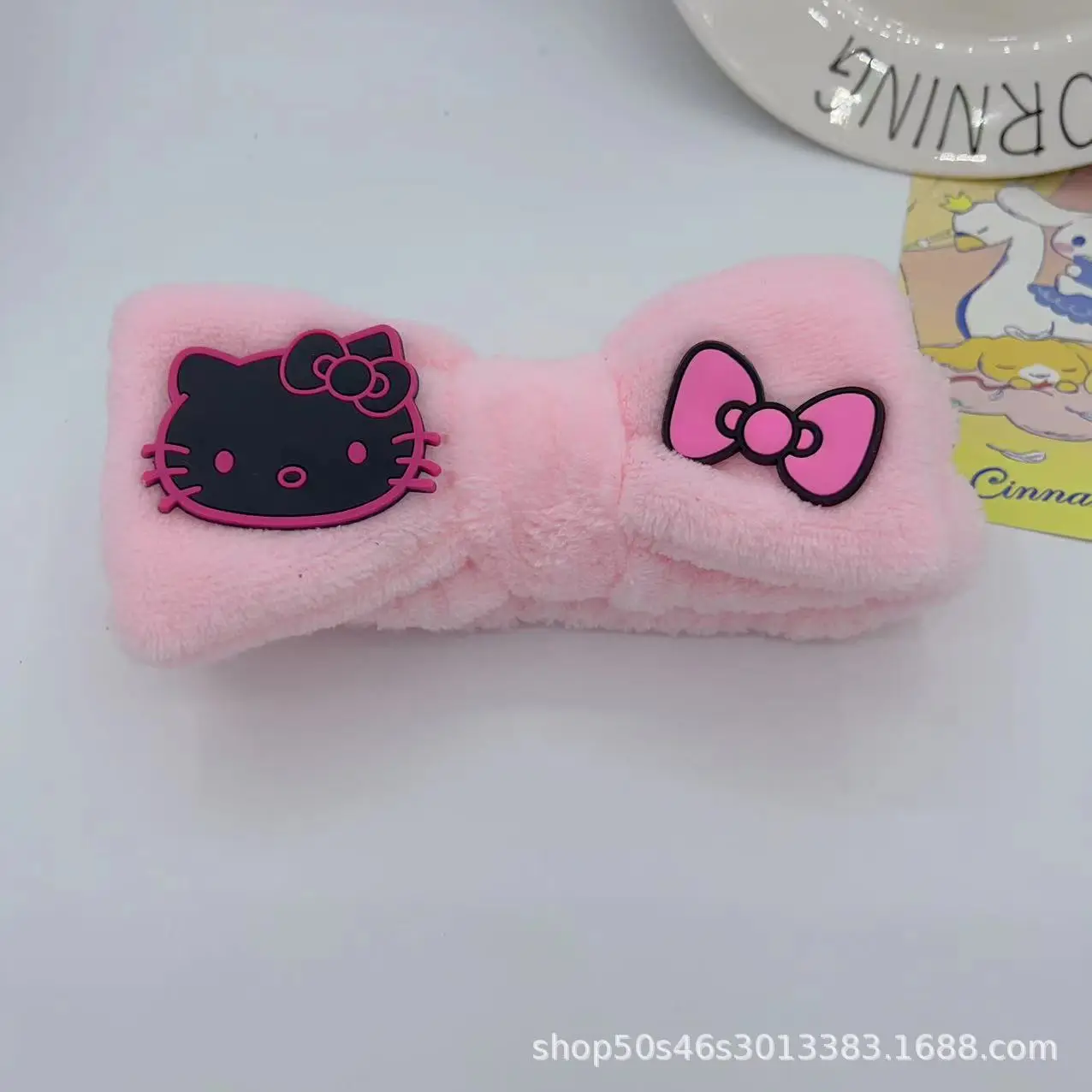 Pink Bow RUANJIAO KT Cat Hair Band