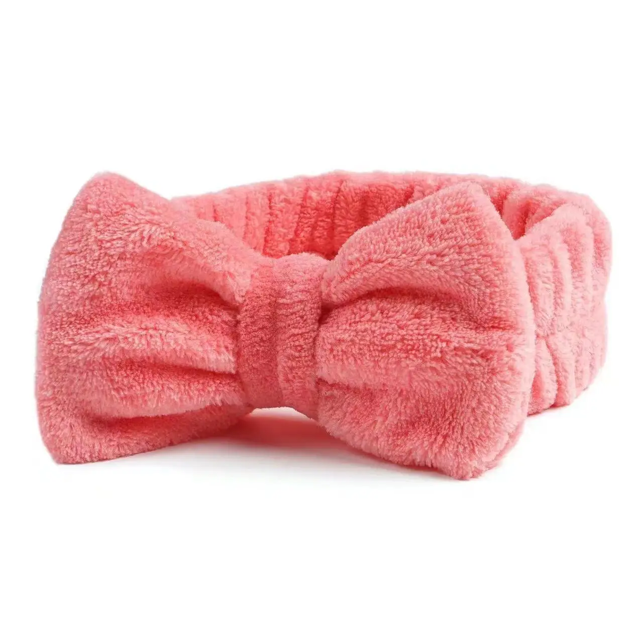 Bow headband watermelon red