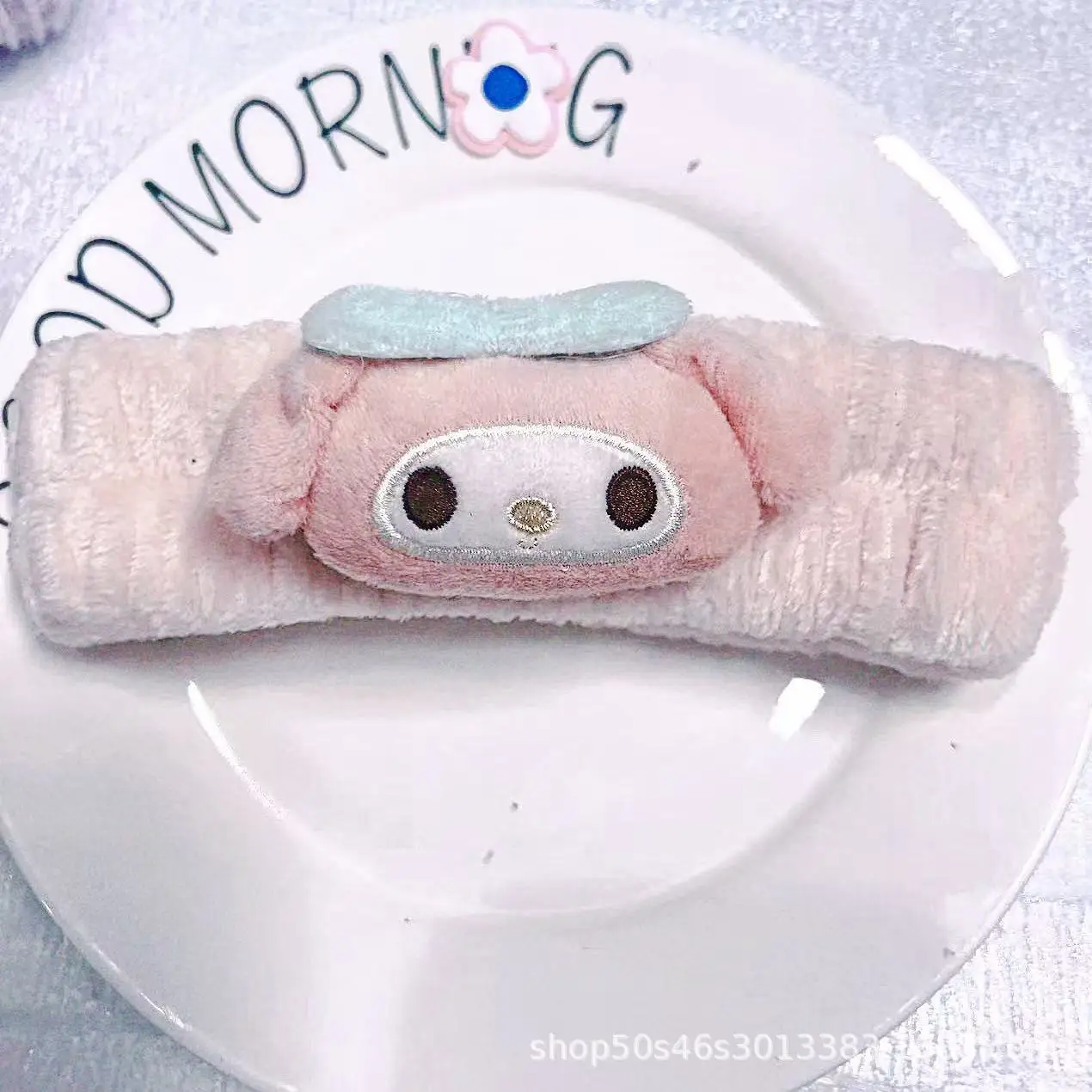 Sanrio Plush Hair Band with Yugui Dog Design