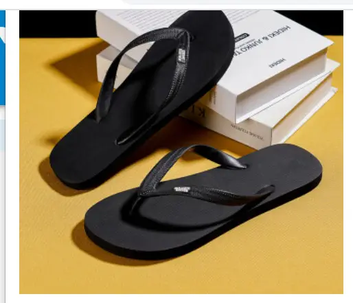 2023 Men's Red Blue Korean Beach Flip Flops Plus Size