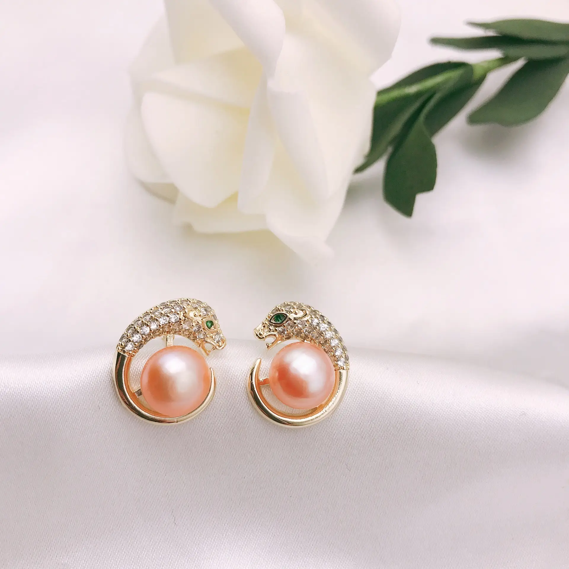 Pearl Earrings for Women with Gold Plating — feature 12