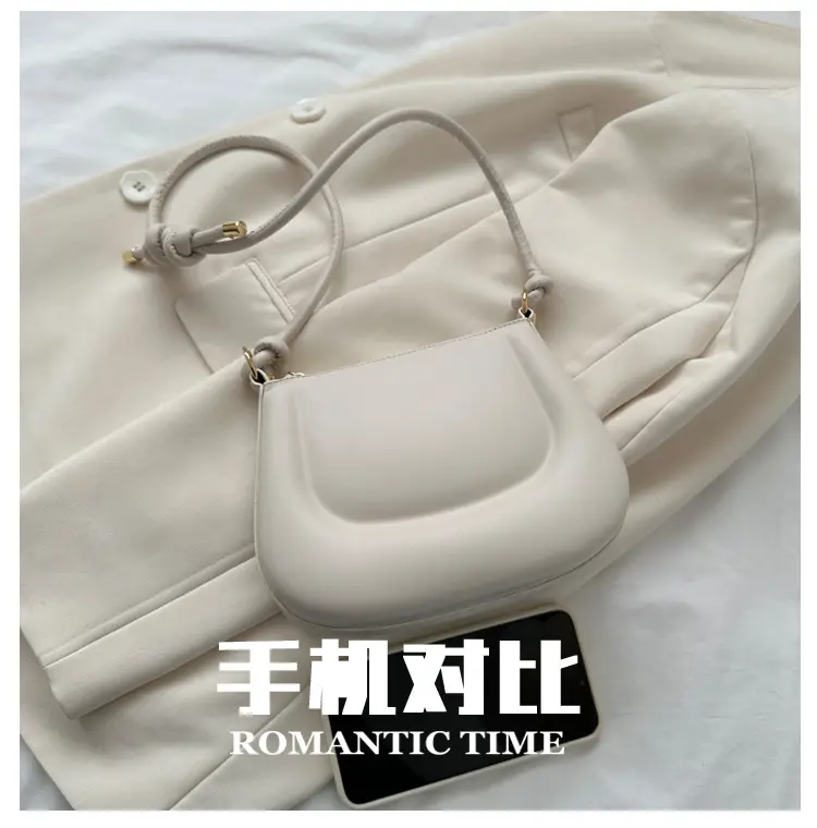 Elegant White Shoulder Crossbody Bag for Women — feature 1
