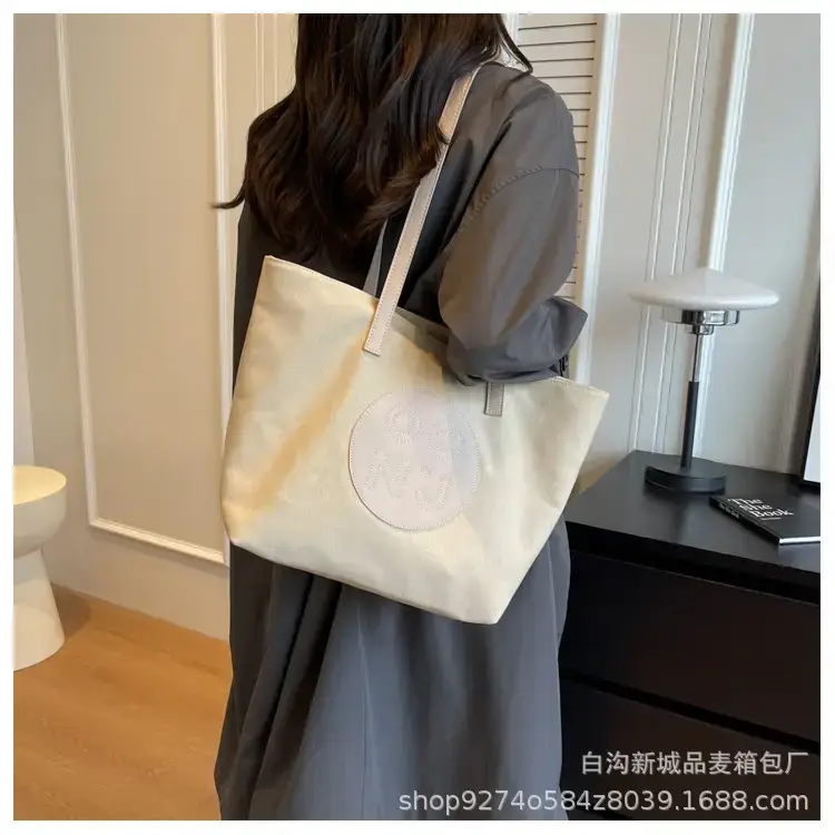 Women Canvas Shoulder Tote Bag New 2023 Large Capacity — feature 14