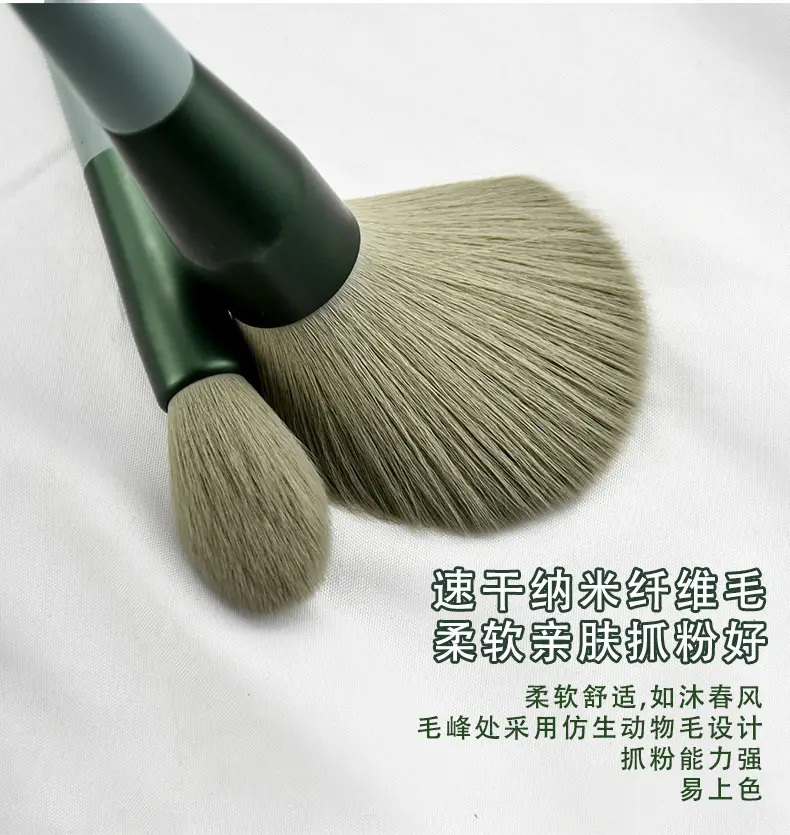 13-Piece Makeup Brush Set for Blush, Eye Shadow & Lip Setting — feature 3