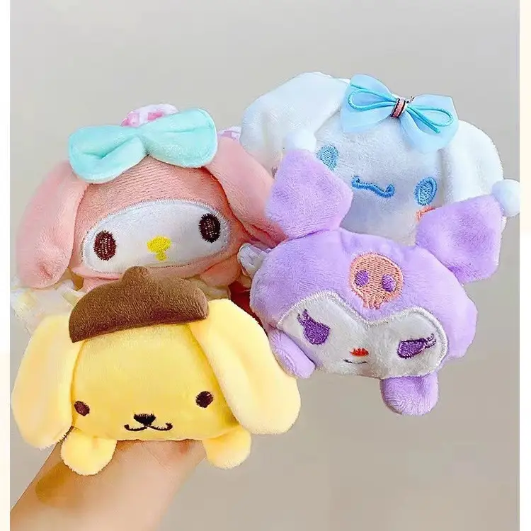 Sanrio Doll Hair Rope Purple Plaid 8cm