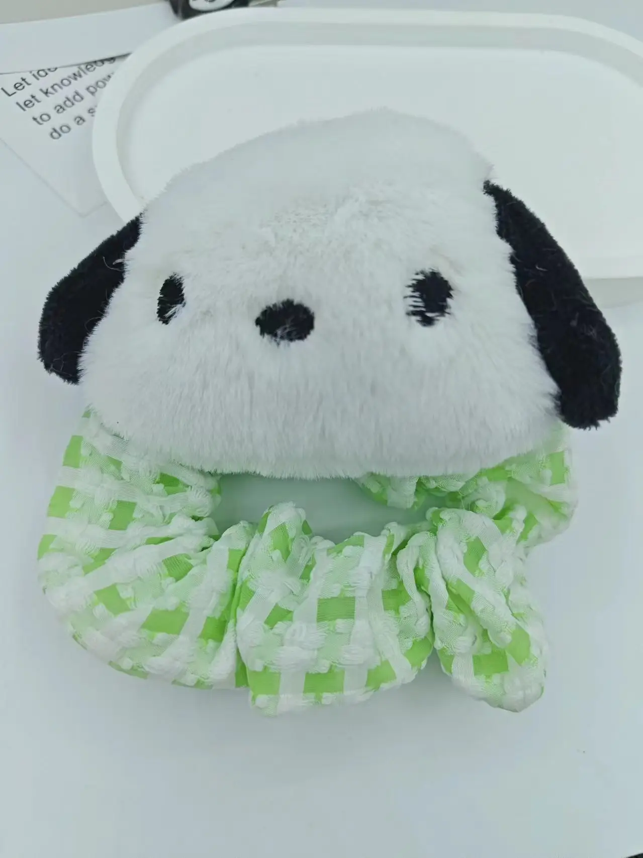 Sanrio Doll Hair Rope Purple Plaid 8cm
