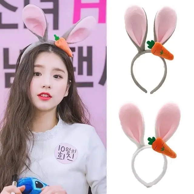 Red Furry Cat Ear Headband for Girls - Image 6