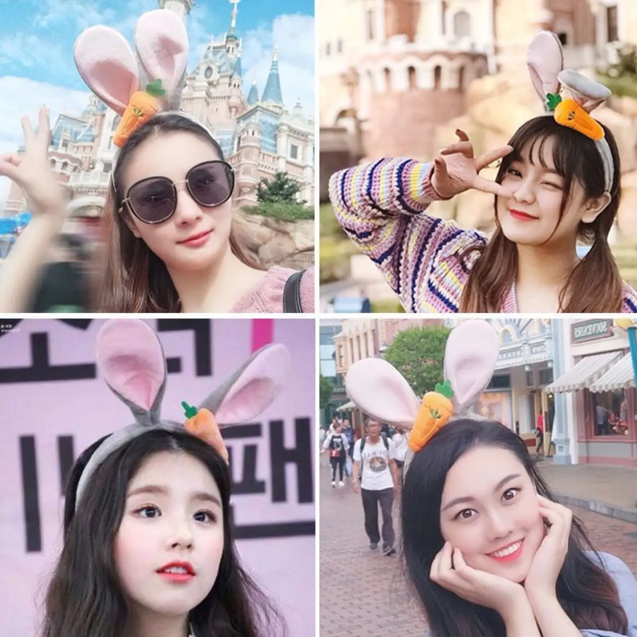 Red Furry Cat Ear Headband for Girls - Image 7