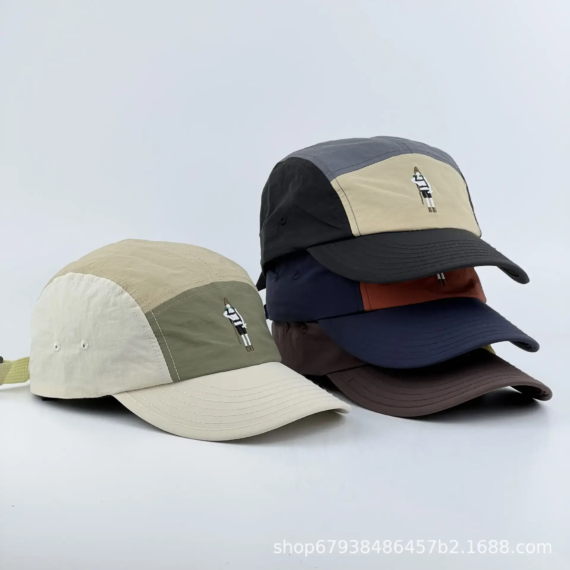 Men & Women Sunscreen Cap Summer Adjustable Neutral College - Image 6