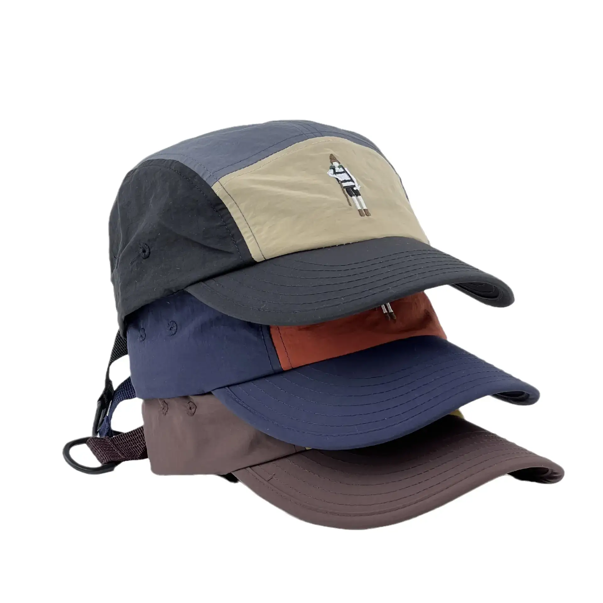 Men & Women Sunscreen Cap Summer Adjustable Neutral College - Image 9
