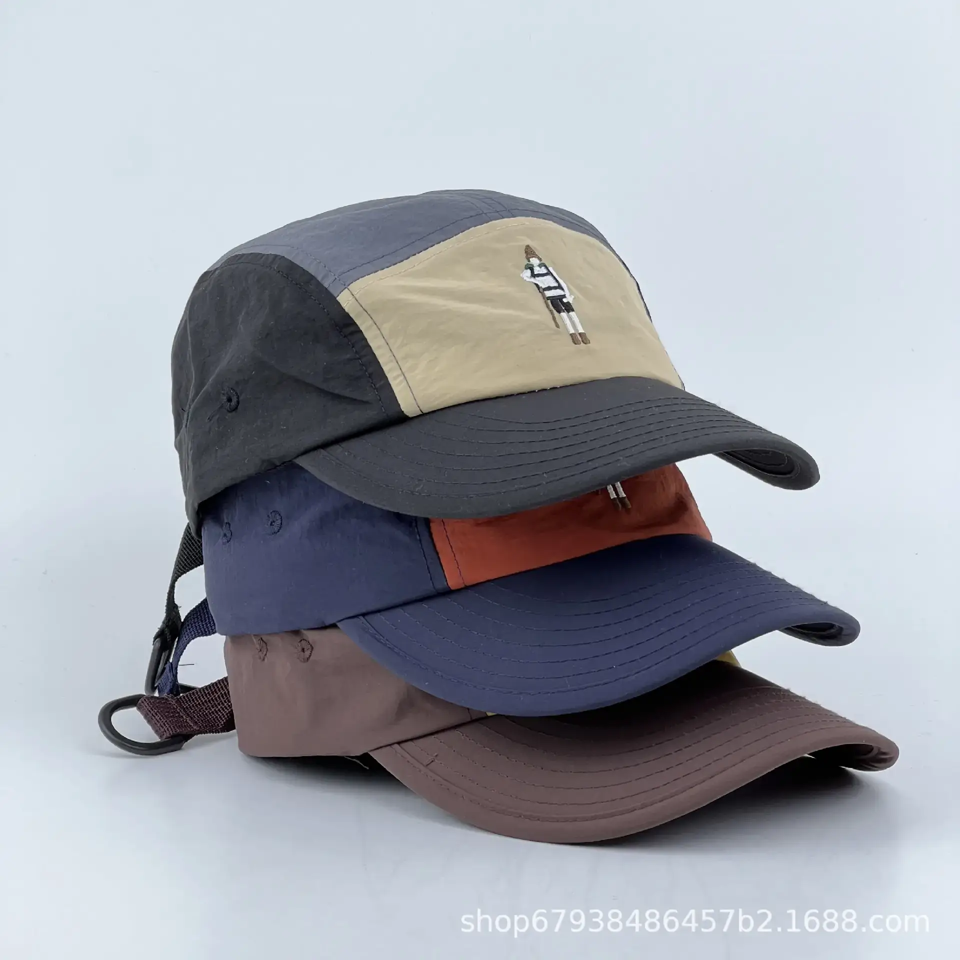Men & Women Sunscreen Cap Summer Adjustable Neutral College — feature 3