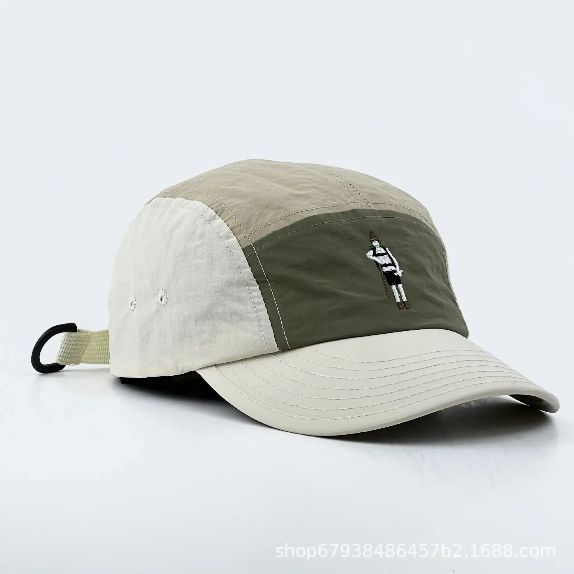 Men & Women Sunscreen Cap Summer Adjustable Neutral College - Image 2