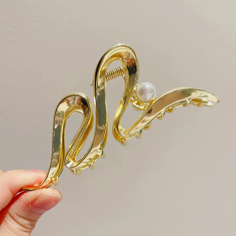 Women's Silver Bowknot Hair Clip with Tail Design — feature 22