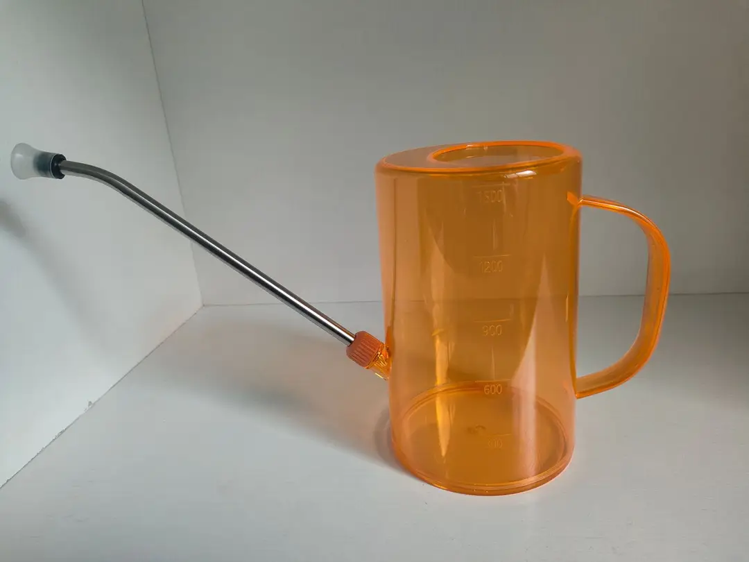 Stainless Steel Long-mouth Watering Kettle Transparent Scale Watering Kettle Household Gardening Water Watering Pot Potted Plant Tools