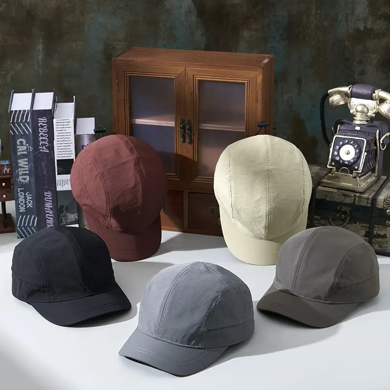 Gray Vintage Cotton Baseball Cap for Men Women - Image 7