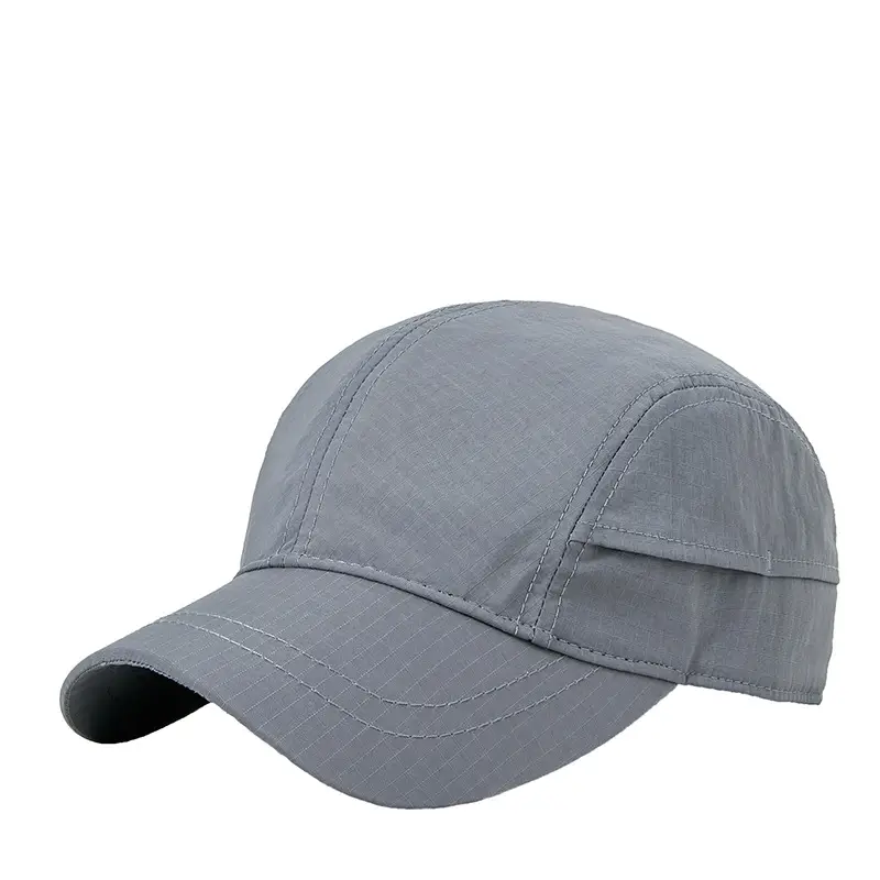 Gray Vintage Cotton Baseball Cap for Men Women - Image 10