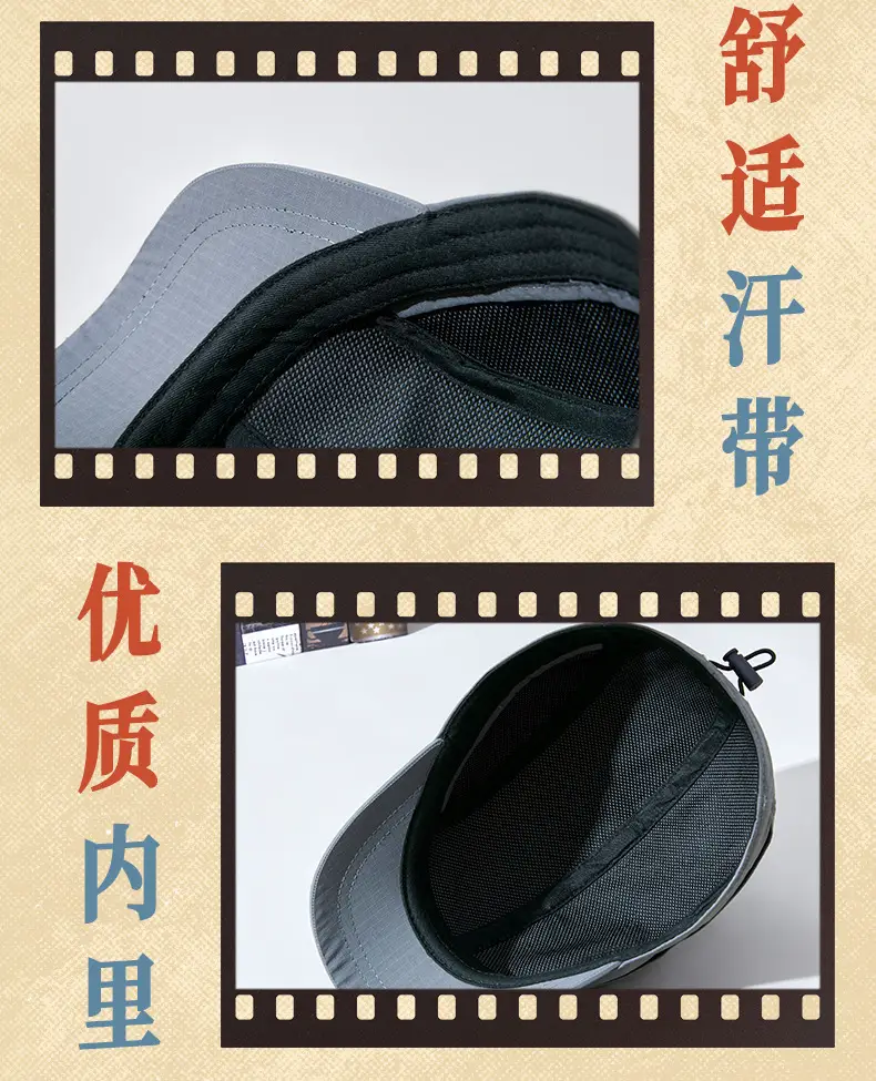 Gray Vintage Cotton Baseball Cap for Men Women — feature 26