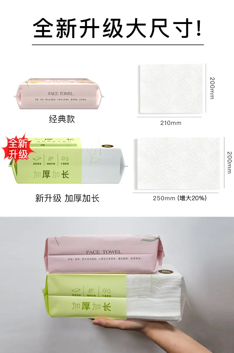 Green Plus Face Towel Thick Cotton Baby Cotton Travel Portable — feature 2