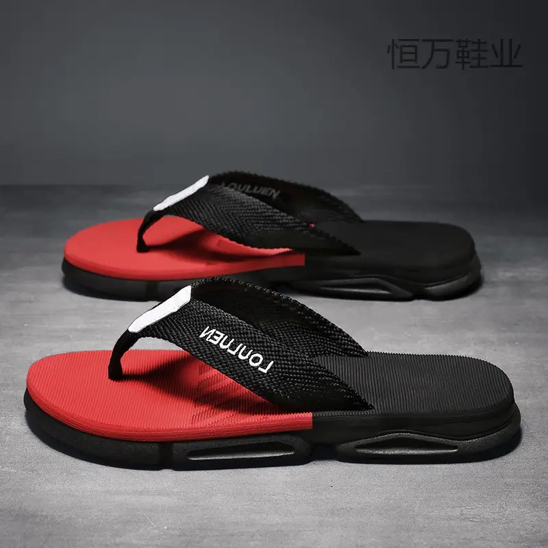 Lulu'an summer thick-soled flip-flops sandals for men, large manufacturers in Fujian, non-slip fashionable new beach - Image 7