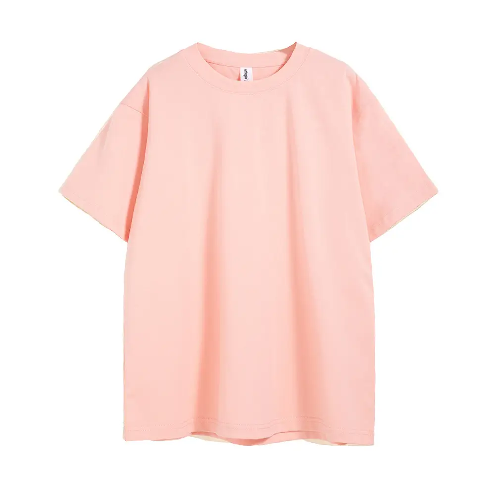Men Cotton Oversize Drop Shoulder T-Shirt Beige Large