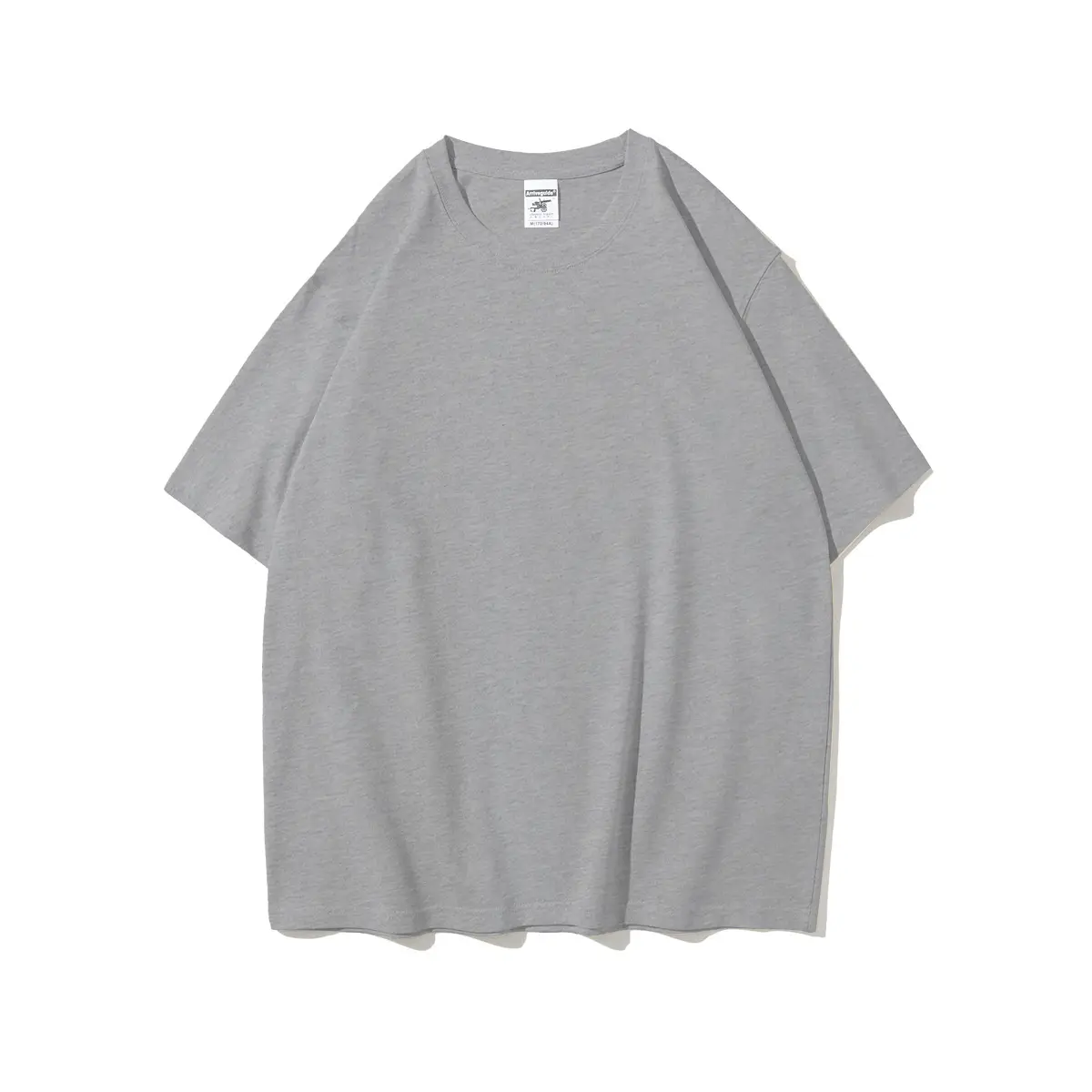 Heavy Cotton Round Neck T-Shirt Orange Short Sleeve - Image 15