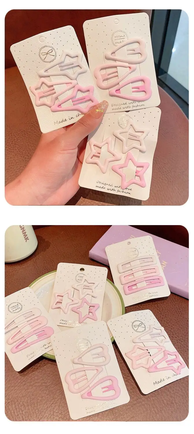 Baby Bangs Hair Clip Pink Soft Hairpin for Girls — feature 13