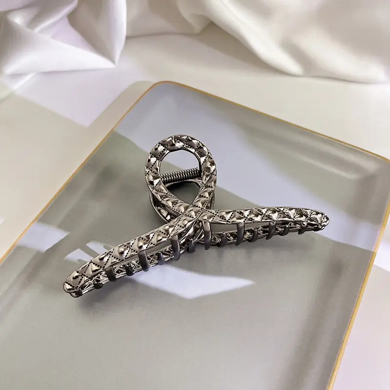 Butterfly Hairpin Clip 10cm Sparkly Gold - Image 24