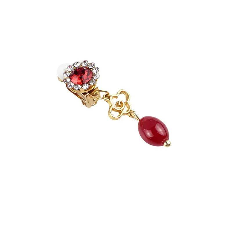 Chinese Children's Ear Clips with Crystal & Gemstones - Image 27