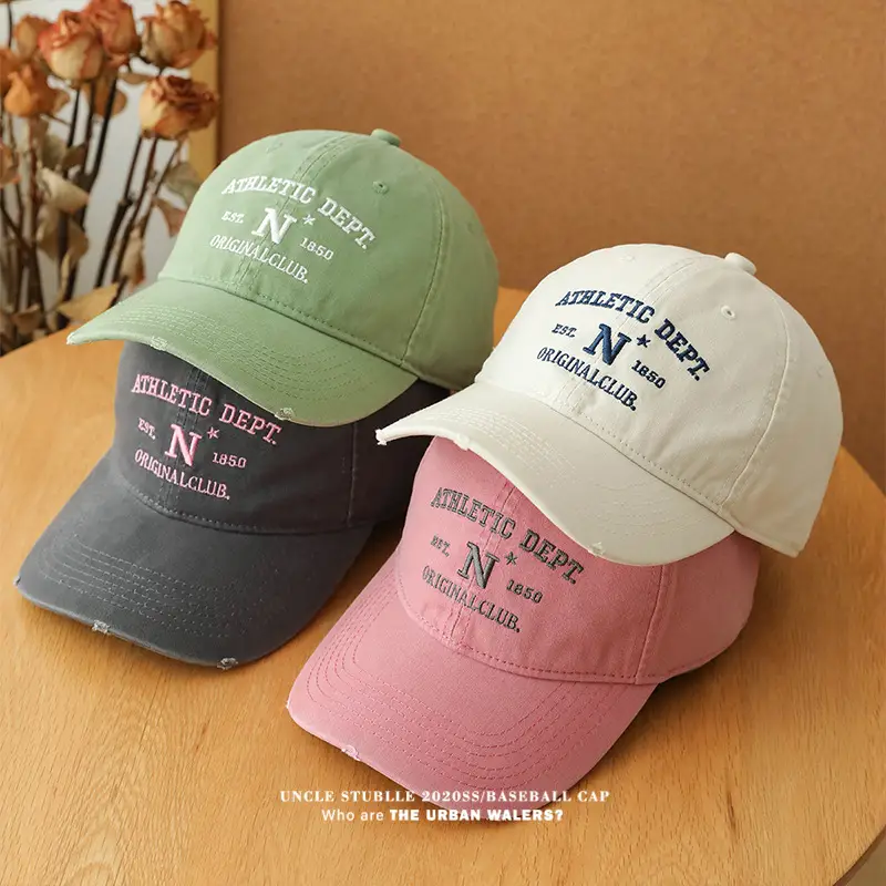 Men's Women's Korean Baseball Cap with Sunshade & Duck Tongue