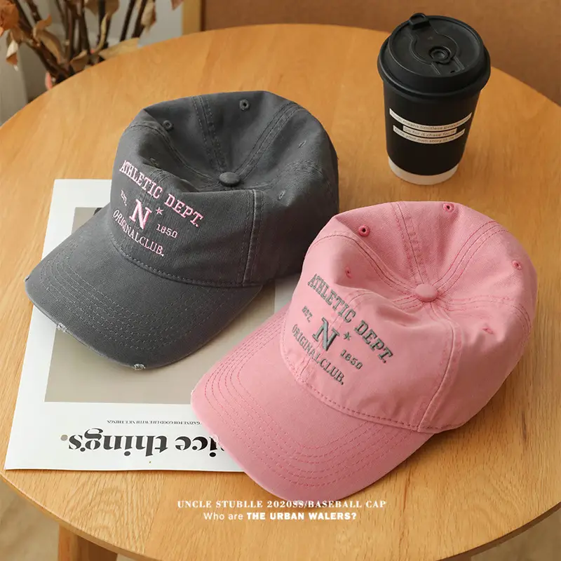 Men's Women's Korean Baseball Cap with Sunshade & Duck Tongue