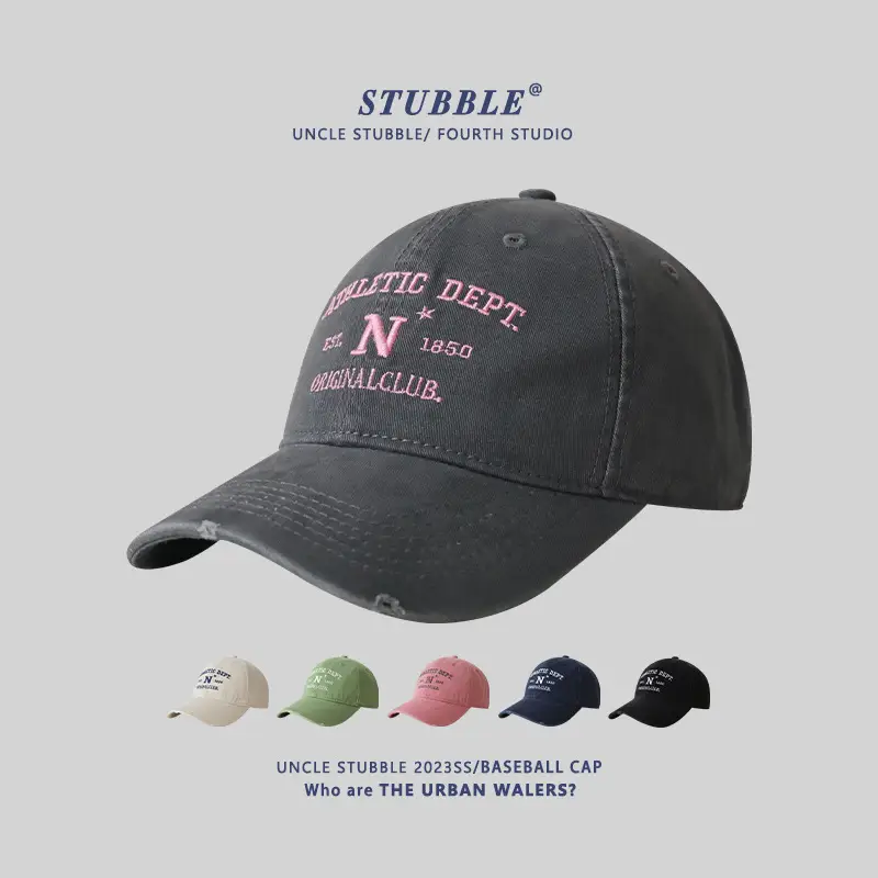 Men's Women's Korean Baseball Cap with Sunshade & Duck Tongue — feature 1