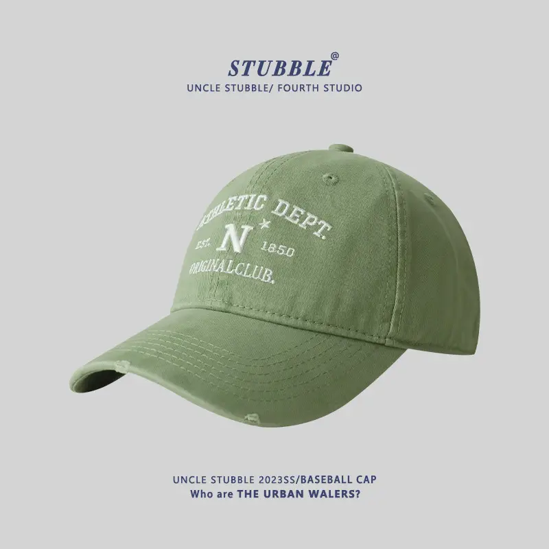 Men's Women's Korean Baseball Cap with Sunshade & Duck Tongue
