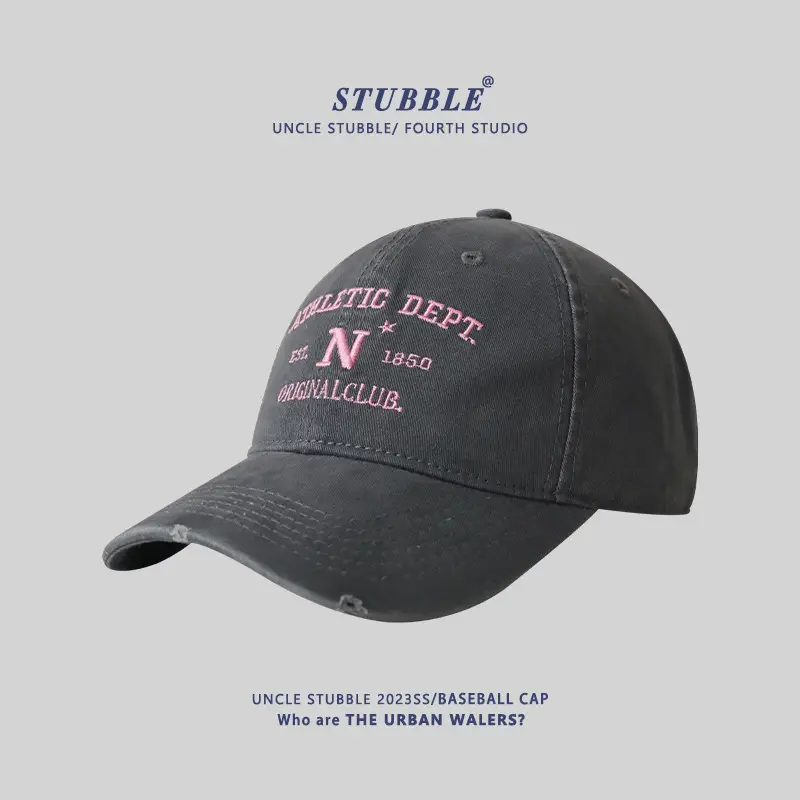 Men's Women's Korean Baseball Cap with Sunshade & Duck Tongue