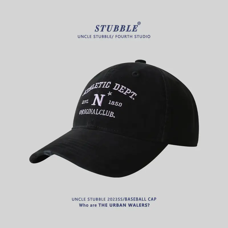 Men's Women's Korean Baseball Cap with Sunshade & Duck Tongue