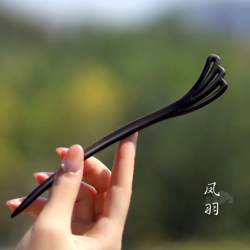 Xiangyun Ebony Hairpin for Women - Image 36