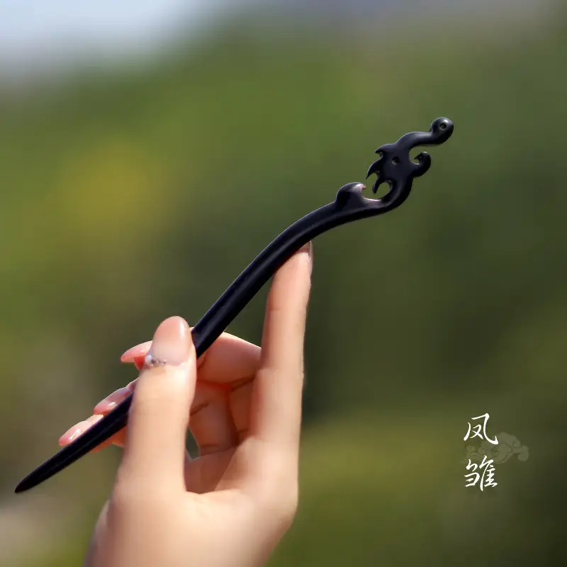Xiangyun Ebony Hairpin for Women - Image 42