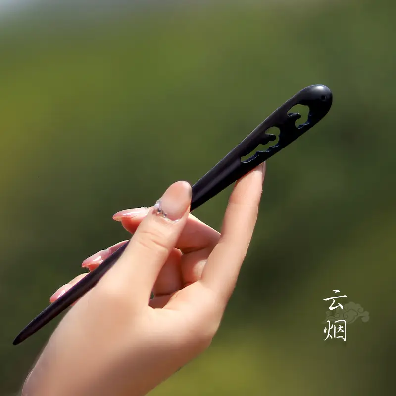 Xiangyun Ebony Hairpin for Women - Image 43