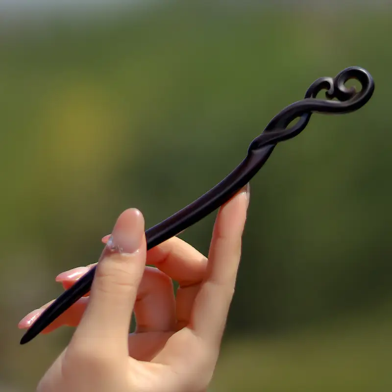 Xiangyun Ebony Hairpin for Women - Image 47