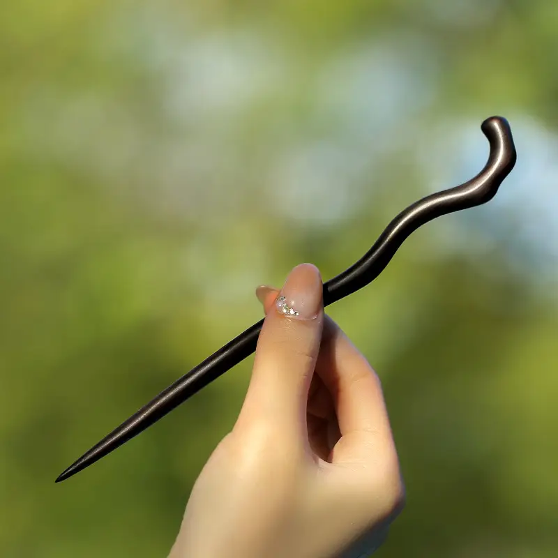 Xiangyun Ebony Hairpin for Women - Image 5